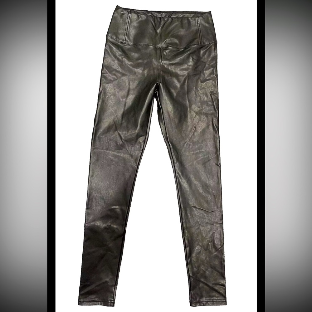 7 for All Mankind faux leather Leggings- Black Size S